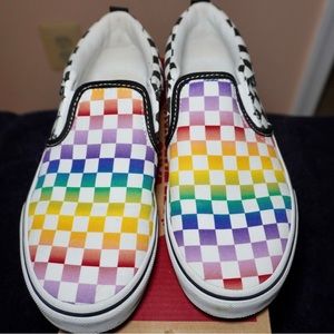 Vans Asher Rainbow slip-on sneaker